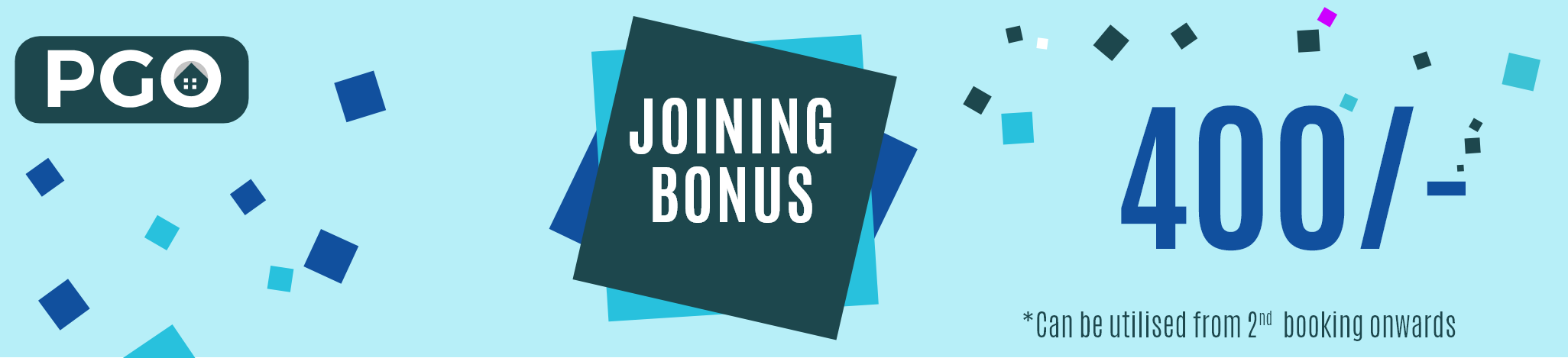 PGO Joining Bonus 400